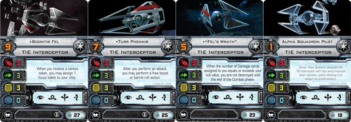 X Wing Card Template