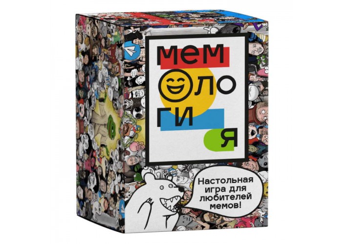 Коробка настільної гри Мемологія